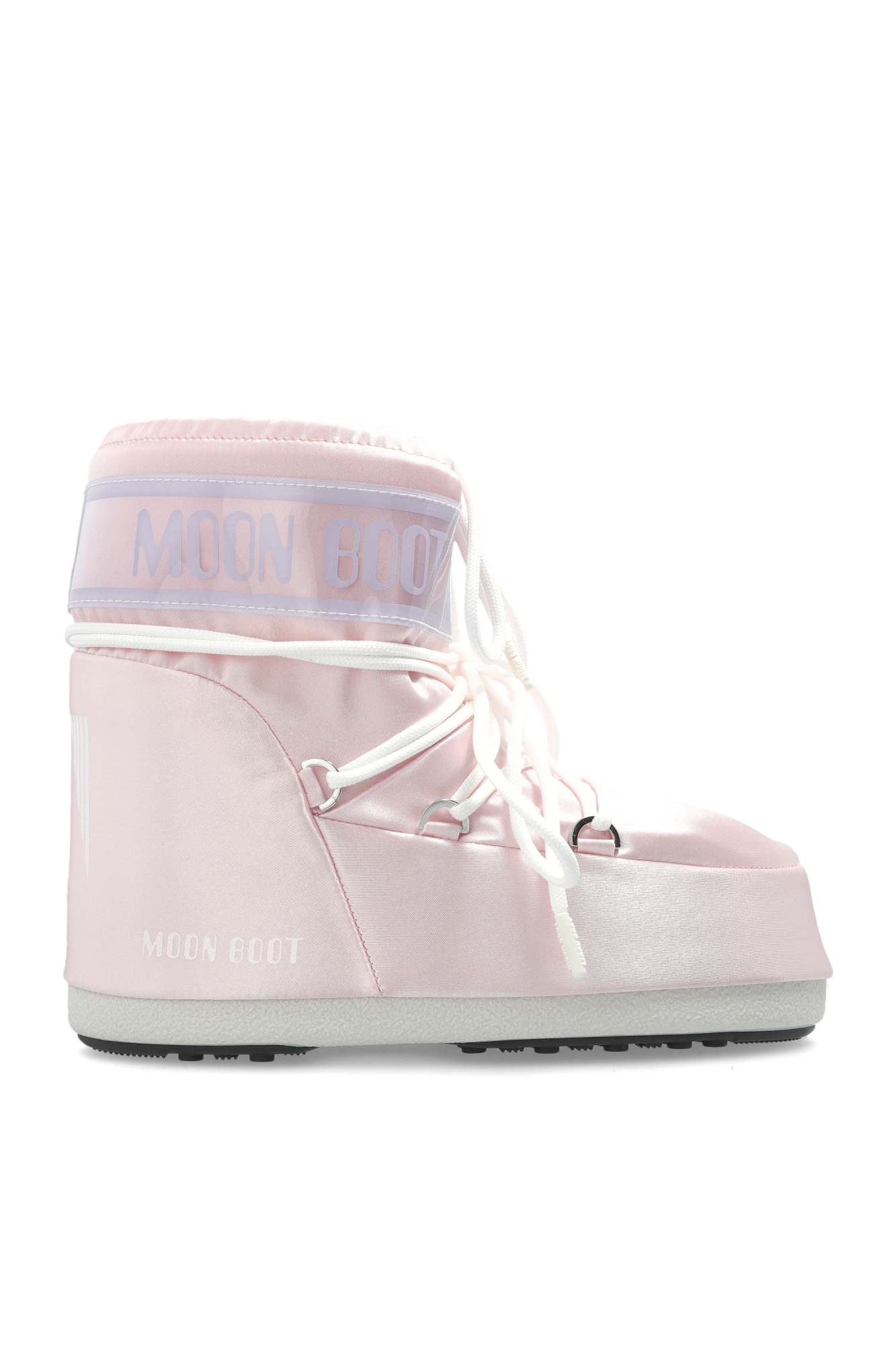 MOON BOOT アイコンレスアッフスノフツ 14027600 002 Moon Boot Icon Low Glitter Boots | Silver | FARFETCH